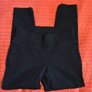 INC International Concepts Black Leggings with Mid-rise Waistband